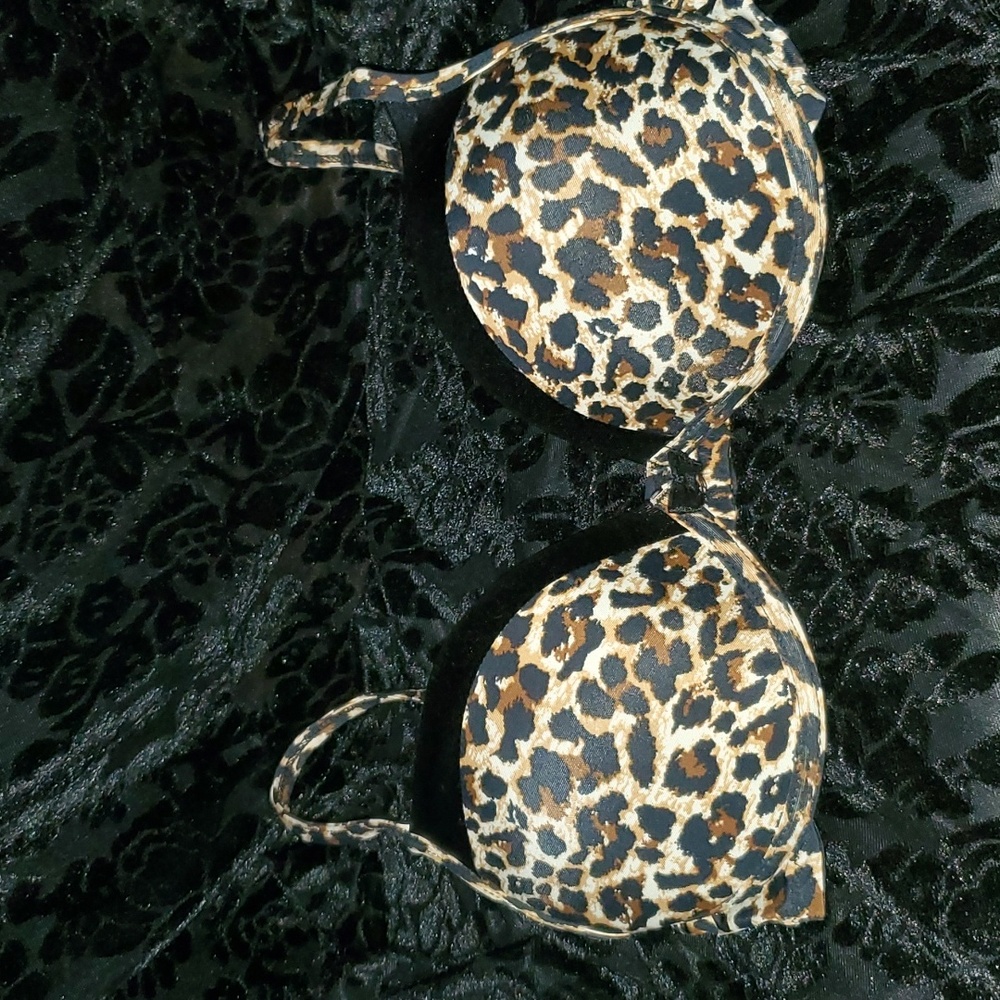 Sentiments Leopard Print Push-up Bra 34B
